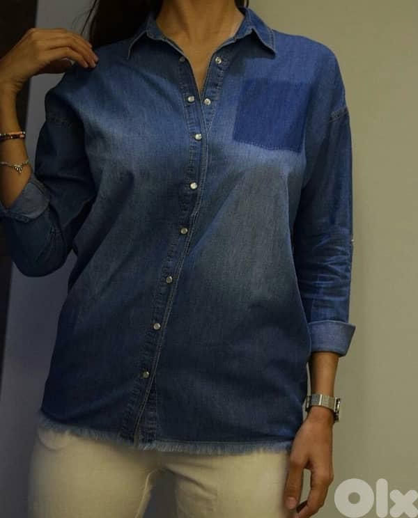 New denim blouse 1