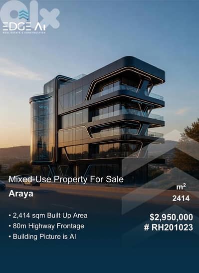 Prime Mixed-Use Property for Sale | Araya – Baabda #RH201023
