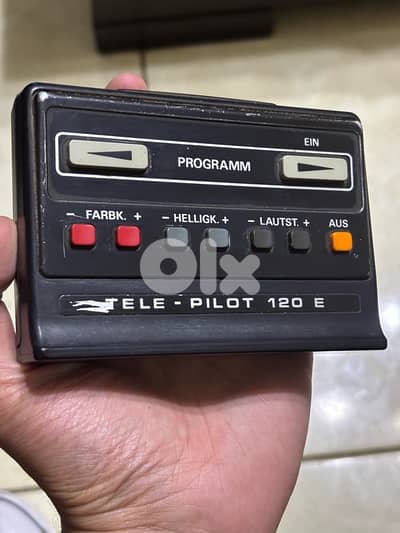 Vintage Grundig TelePilot 120 E TV Remote Control-Rare German SpaceAge