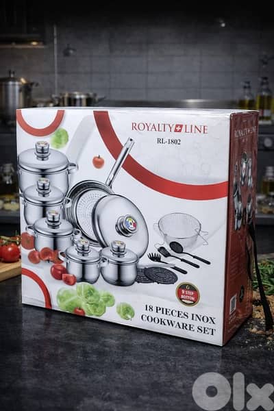 ROYALTY LINE 18-Piece Cookware Set