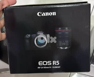 Canon Camera EOS R5 RF 24-105mm F4 L IS USM Kit