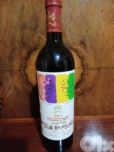 Château Mouton Rothschild 2001 –  Sealed wine Bottle