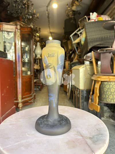 vase emile galle big size 33cm original galle flower