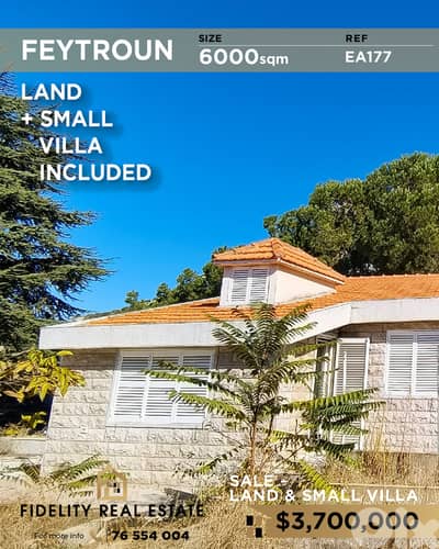 Land for sale in Feytroun EA177 أرض  للبيع في فيطرون