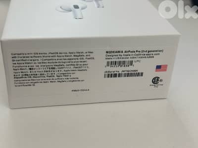 Airpods pro 2 gen new (open box)