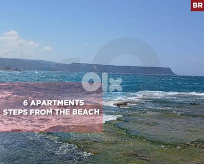 6 apartments, steps from the beach, Anfeh/أنفه REF#BR134767