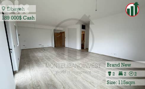 Brand New Apartment for Sale in Dbayeh!!