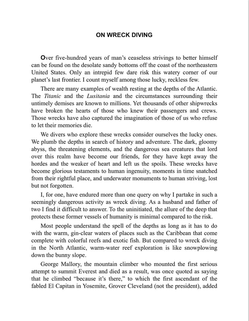 Deep Wreck Diving The Andrea Doria (eBook) 2