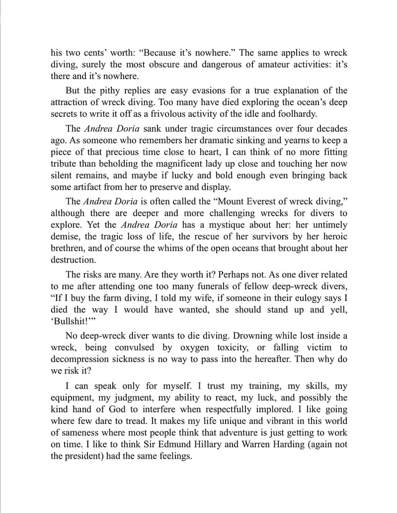 Deep Wreck Diving The Andrea Doria (eBook) 3