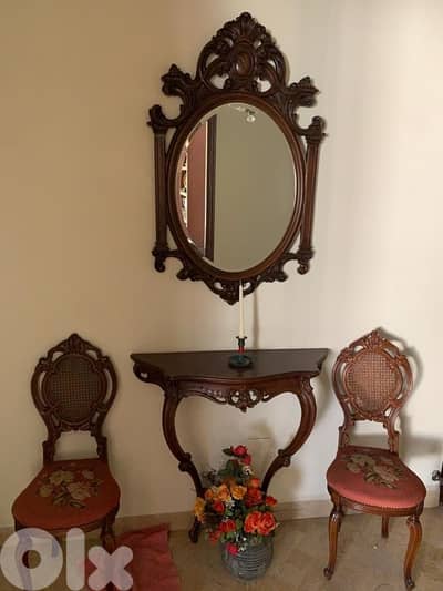 frensh consol antique كونسول فرنسي ناعم شغل مميز ولا اروع سعر لقطة