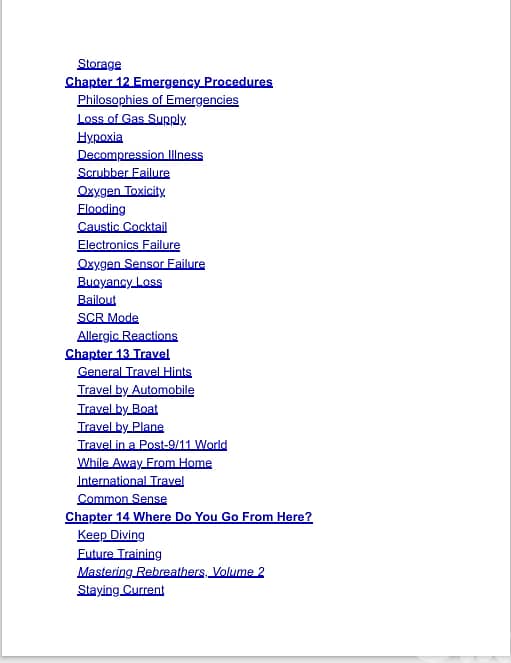 Mastering Rebreathers 2nd edtion (eBook) 8