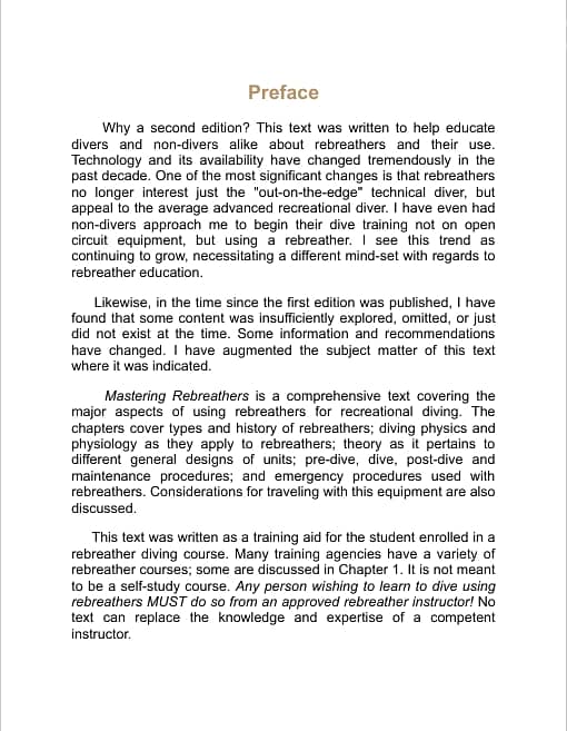 Mastering Rebreathers 2nd edtion (eBook) 11