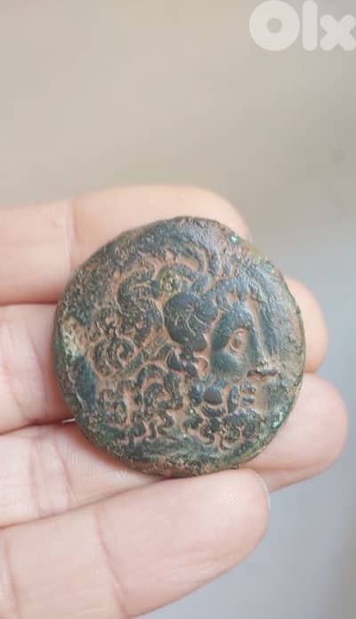 Ancient Greek  Coin Ptolemaic Kingdom of Eygpt Ptolemy VI year 180 BC