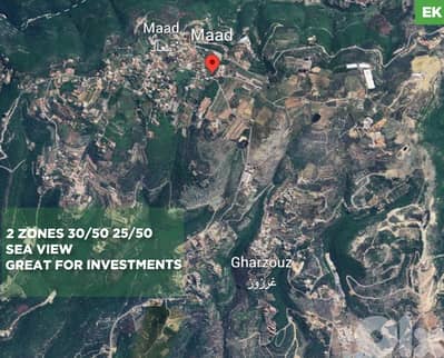 Maad Jbeil/LAND/قطعة أرض/معاد جبيل/ two zoning/ REF#EK134796 !