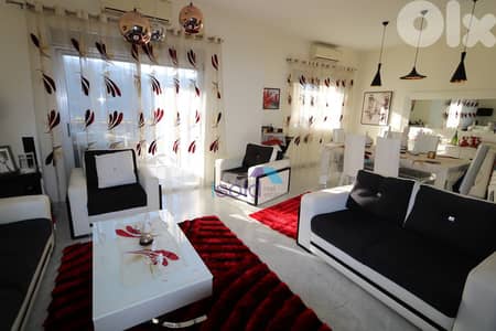 162m2 Furnished apartment+sea view 4rent in Antelias/Rabieh side