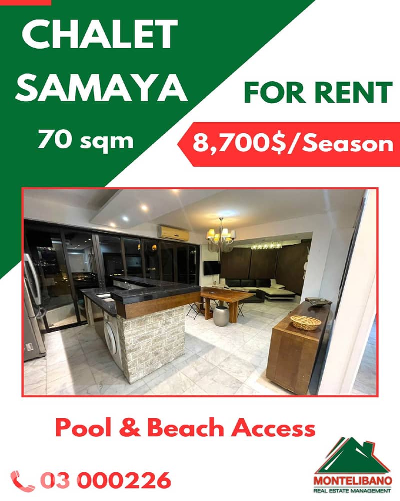 70 sqm Chalet For Rent in Samaya with Pool & Beach Access 1