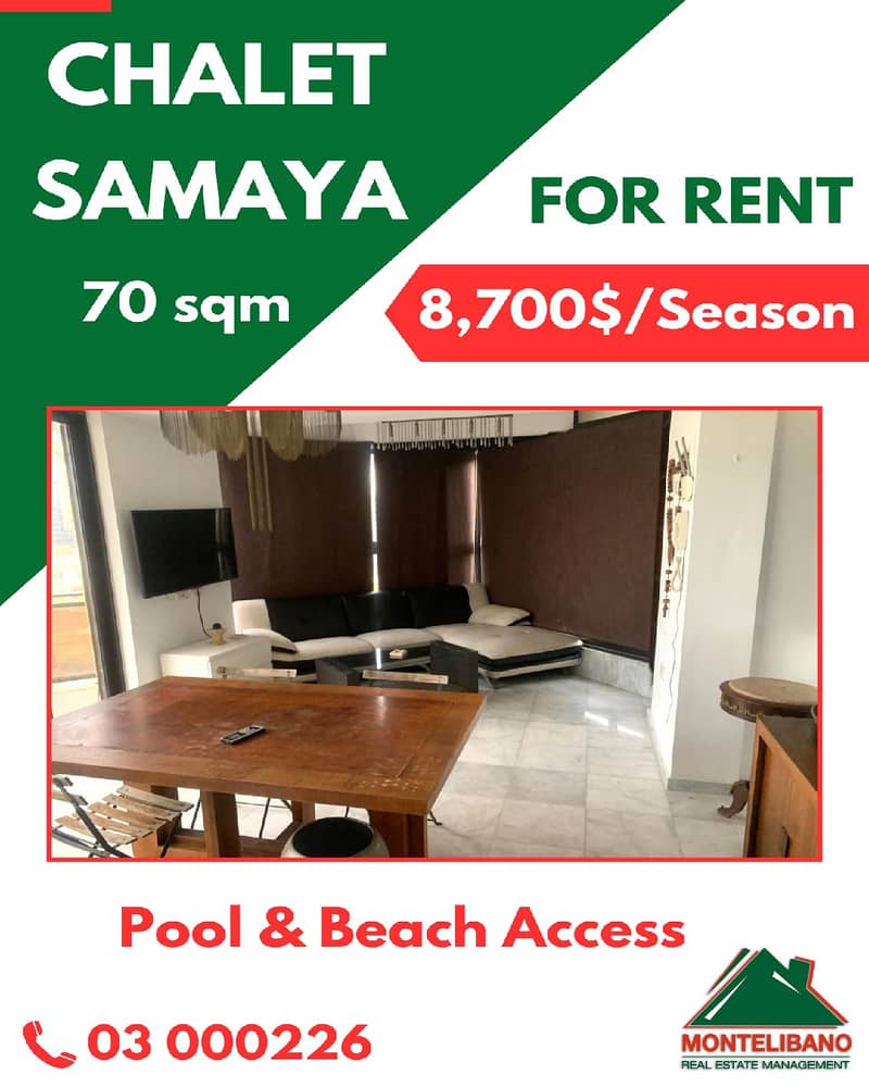 70 sqm Chalet For Rent in Samaya with Pool & Beach Access 2