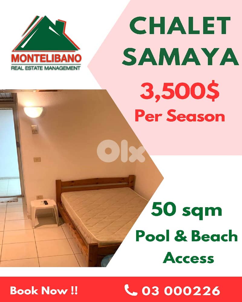 50 sqm Chalet For Rent in Samaya with Pool & Beach Access 2