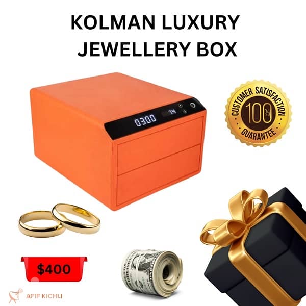 Luxury Leather Drawer with Fingerprint 1