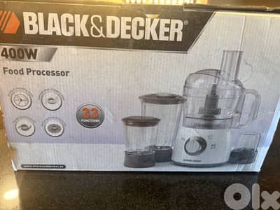 Black & Decker 400W Food Processor – 33 Functions!
