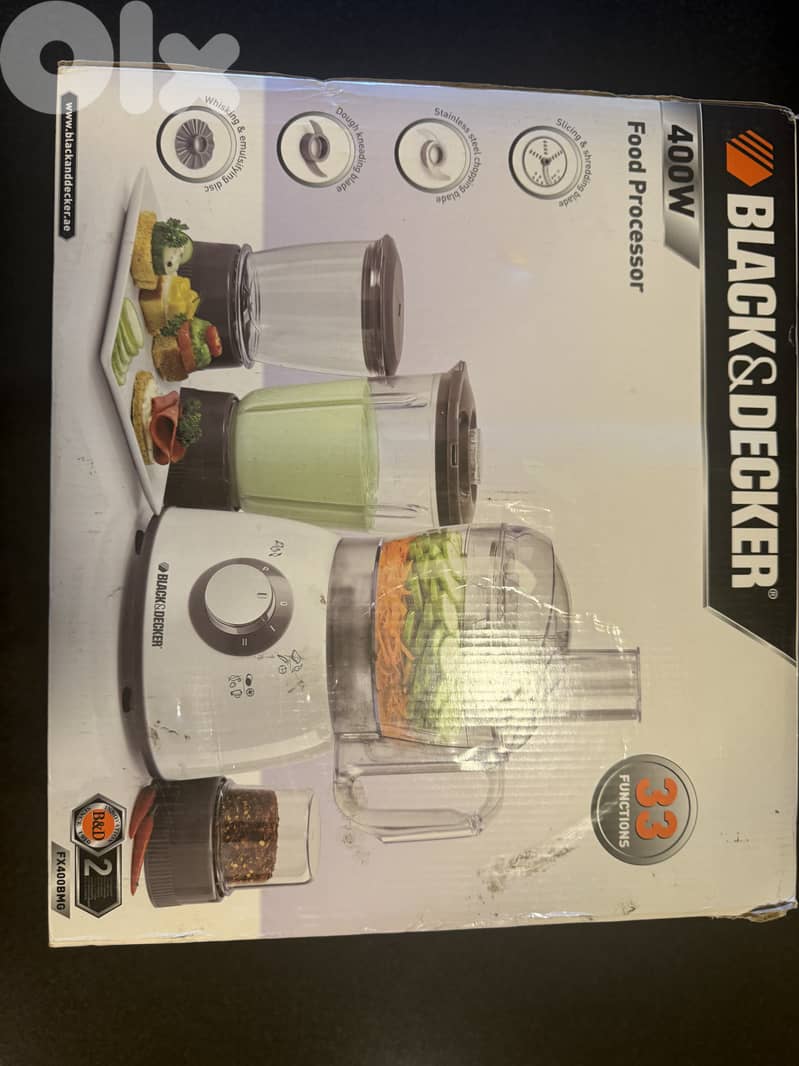 Black & Decker 400W Food Processor – 33 Functions! 5