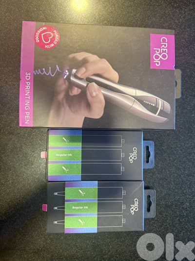 CreoPop 3D Printing Pen – Safe "Cool Ink" Technology + 6 Refills!