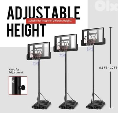 only 80$ Movable basketball hoop (Backboard 100cmx70cm)