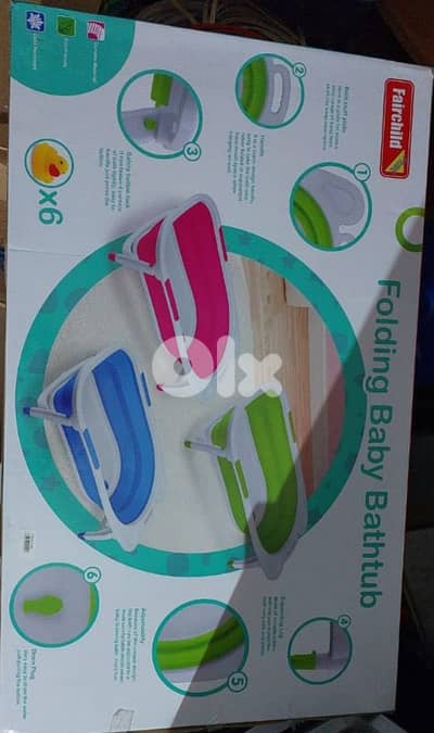 foldable bathtub + bath seat