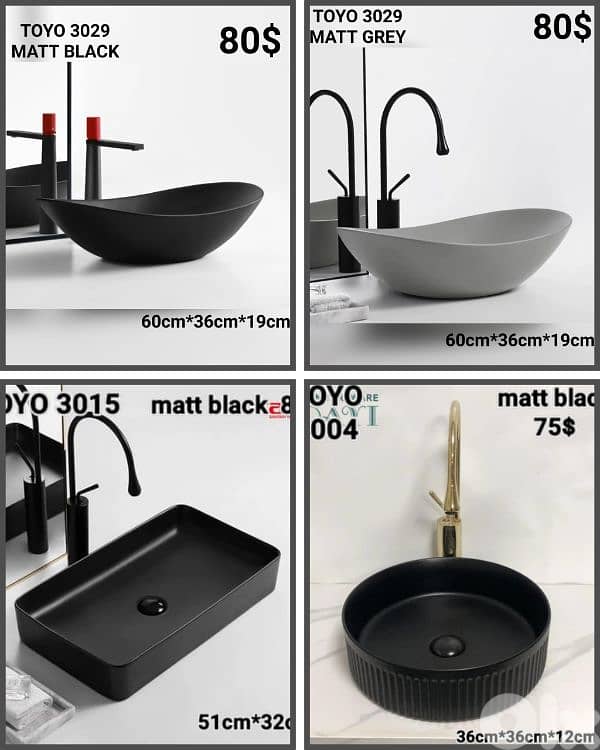 posee sinks//countertop basins//مغاسل حمام 9