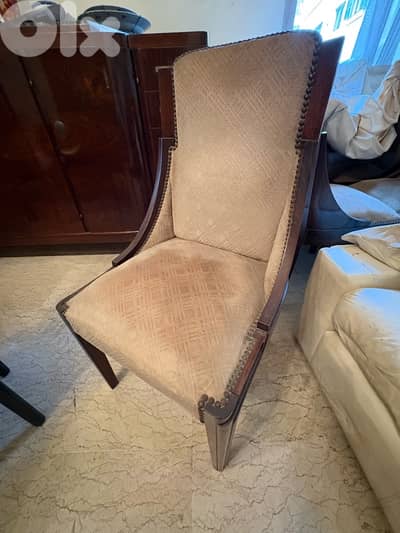 Suite de 12 chaises de salle à manger Art-Déco