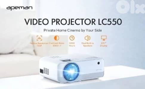 Apeman LC550 Mini Projector شاشة عرض