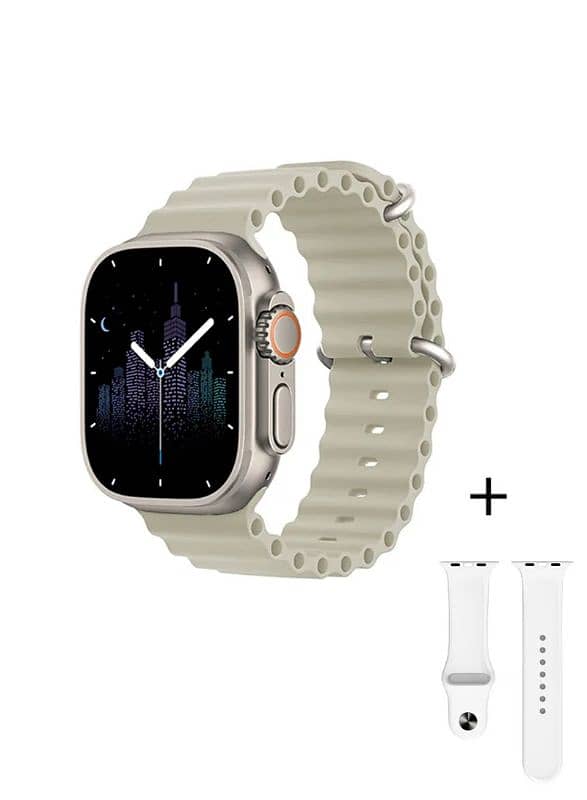 Ultra 9 Touch Screen Bluetooth Smartwatch With Charger & Extra Strap 13