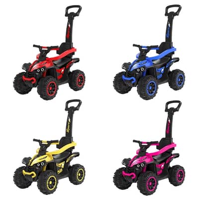 Baby Mix ATV-Style Toddler Ride-On Push Car with Handle - سيارة دفع