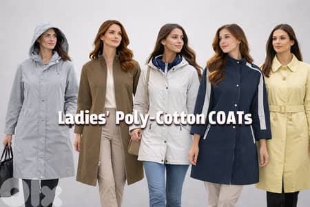 Female Poly-Cotton COAT from the finest European Brands