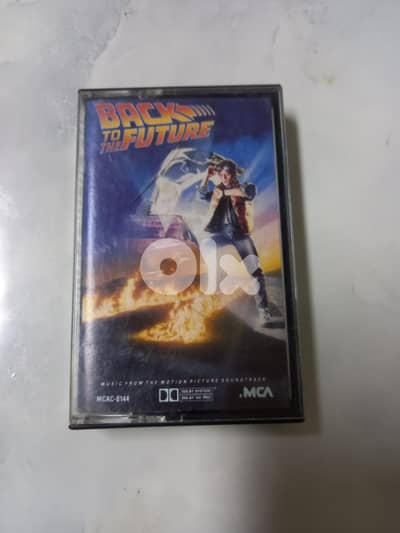 Back to the Future original motion picture soundtrack tape MCA 1985
