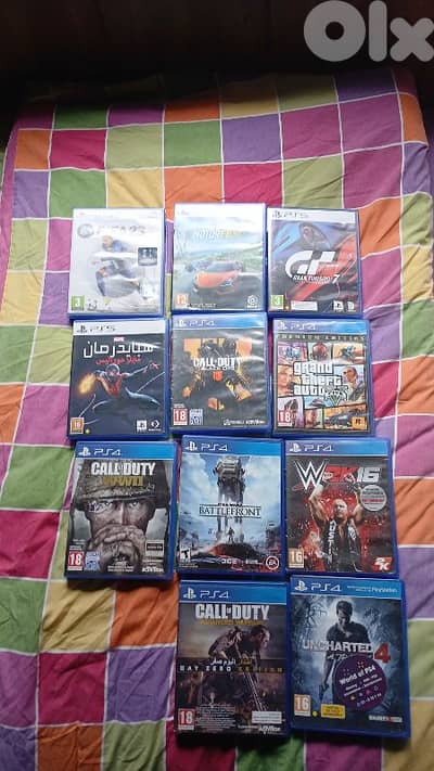 ps4 and 5 cd for sale