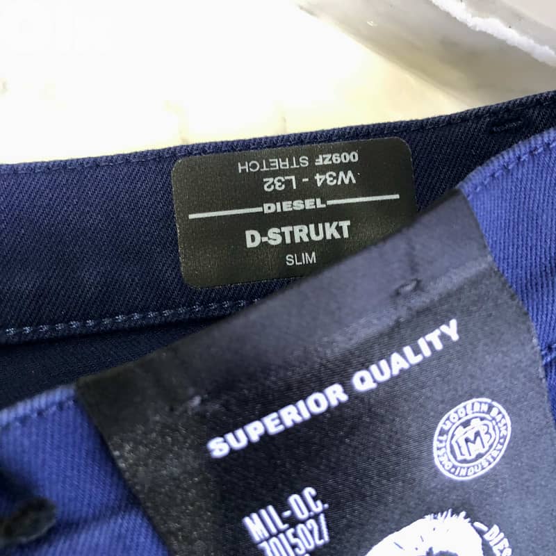 Diesel D-Strukt Jeans Wash 009ZF Navy Blue 34 - 32 6