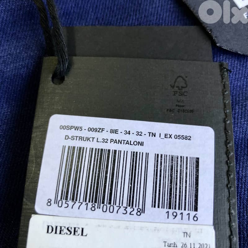 Diesel D-Strukt Jeans Wash 009ZF Navy Blue 34 - 32 7