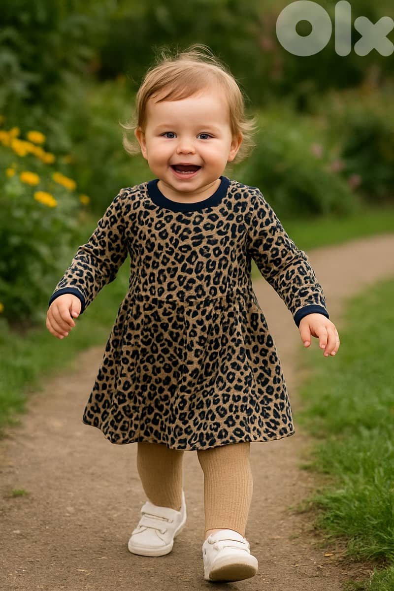 Baby's Leopard Print Dress 4