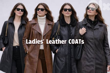 Leather, Polyestar & Poly-Cotton COATs