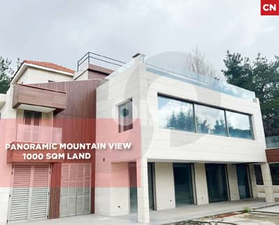 Panoramic Mountain view , 1000 sqm land, Baabdat/بعبدات REF#CN134841