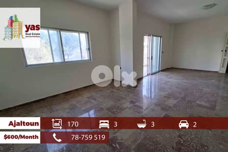 Ajaltoun 170m2 | Rent | Partial View | Standard | Calm Area | KH