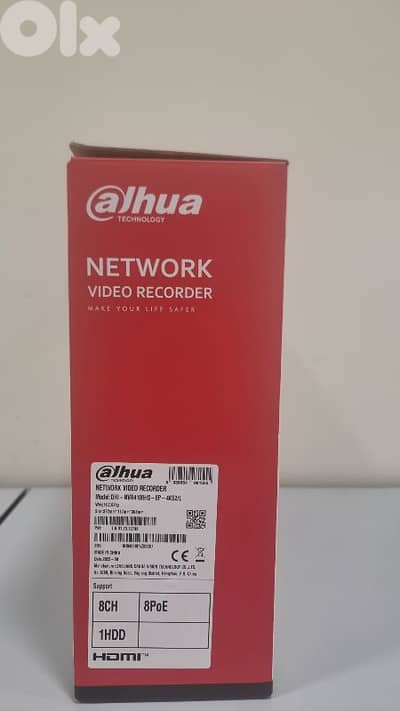 Dahua NVR + 4TB storage