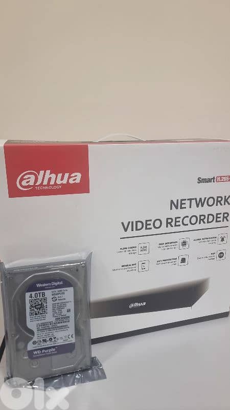 Dahua NVR + 4TB storage 1