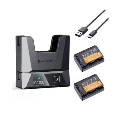 K&F SONY NP-FZ100 BATTERY AND CHARGER-KF28.0089