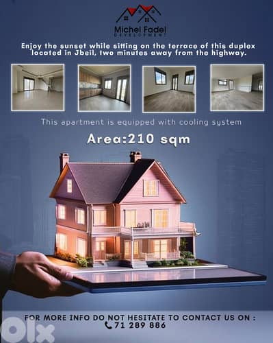 RF1004- Duplexin in Byblos _ دوبلكس في جبيل