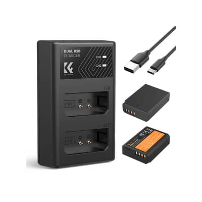 K&F CANON LP-E10 BATTERY DUAL CHARGER-KF28.0028