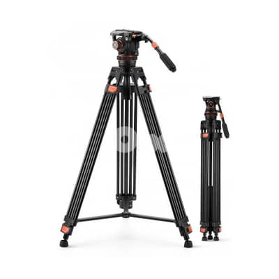 K&F Concept 75.2" (1.91m) Video Tripod with Fluid Head - KF09.148
