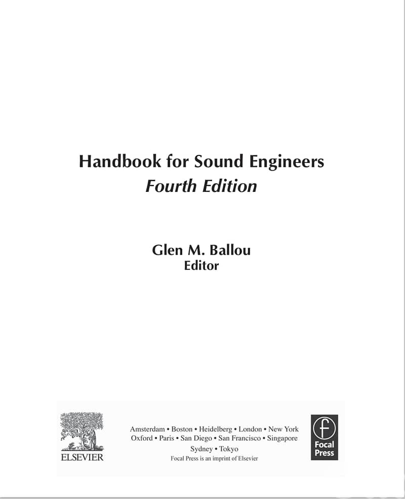 Handbook for Sound Engineers 4th Edition by Glen Ballou (eBook) 1