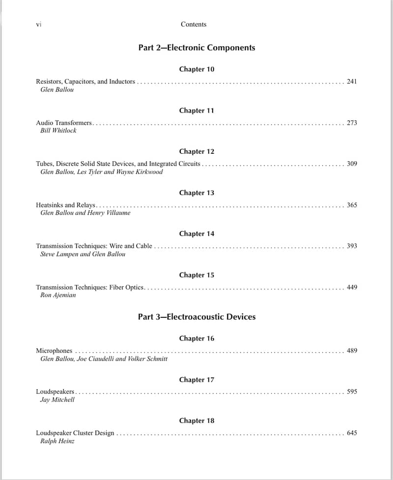 Handbook for Sound Engineers 4th Edition by Glen Ballou (eBook) 4